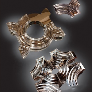 Bloque de Vidrio Decorativo de Diseño Único para Pared de Hotel, Vidrio Artesanal de <span class=keywords><strong>Murano</strong></span>, Decoración Moderna, Arte de Pared de Vidrio - Product Image 4