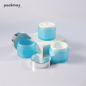 ขวดครีม PETG ปากกว้างสีฟ้าขุ่น หนา 50 กรัม แบบกำหนดเอง สำหรับบาล์มทำความสะอาดผิวหน้า - บรรจุภัณฑ์เครื่องสำอาง - Product Image 6