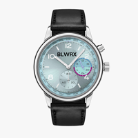 Montre de plongée automatique - Étanche 100 m en acier inoxydable avec cadran lumineux unique Montre de plongée pour homme personnalisable