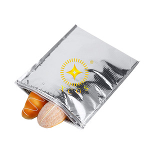 Nhôm Foil Bubble/Foam Cách Nhiệt Cooler Gói Túi Cho Thực Phẩm Take-Out Zipper Top Trái Cây Giữ Tươi Hộp Nhiệt Liners - Product Image 6