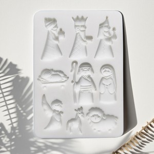 Stampo in Silicone per Natività Sacra, Natale, Gesù, Famiglia, Re Magi, Angelo, Animale, Pecora, Resina, Fondente, per Artigianato Fai da Te, Torte - Product Image 3
