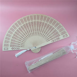 Pendente de Ventilador de Madeira Schima Superba Feito à Mão, Melhor Vendedor, Bolsa de Gaze para Casamento - Product Image 6