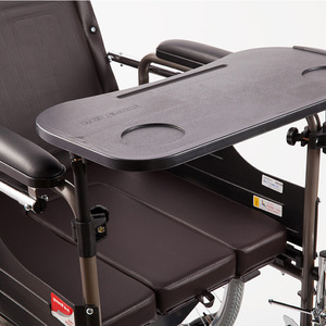 Silla de Ruedas Plegable Ligera Fish Leap con Asiento de Inodoro para Ancianos y Personas con Discapacidad, Asistencia para la Movilidad - Product Image 3