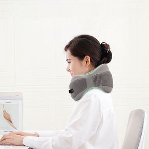 Custom Promo Business Logo Gift Portable Memory Foam U-Shaped Ergonomic Breathable Soft Neck <b>Wrap</b> Support Travel Pillow - Product Image 3
