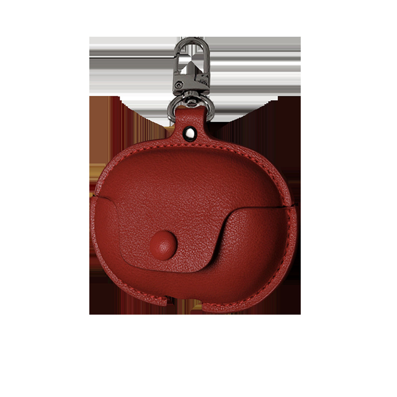 Étui en cuir rouge [sans lanière]