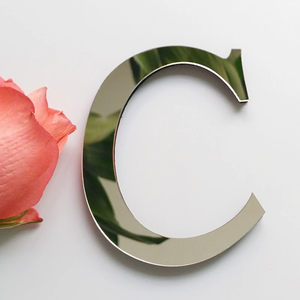 Autocollants miroir acryliques 26 lettres à prix d'usine - Décorations murales 3D alphabet, <span class=keywords><strong>décoration</strong></span> moderne DIY pour <span class=keywords><strong>la</strong></span> maison avec options personnalisées - Product Image 3