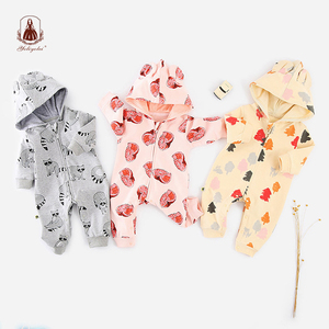 Commercio all'ingrosso Nuovo Arrivo Del Bambino Vestito Abbigliamento <span class=keywords><strong>Neonato</strong></span> Manica Lunga Modello Vestiti Del Bambino Con Cappuccio Pagliaccetto - Product Image 1