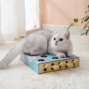 Five Hole Whack-a-mole Cat Scratcher <b>Interactive</b> Cat Scrtacher <b>Board</b> - Product Image 4