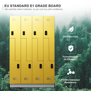 Cartmay Industrieel Wasgoed Z-Type Hpl Locker Systeem Uniform Dispenser Vuile Kleding Compartiment - Product Image 6