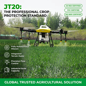 Drone pulvérisateur agricole professionnel JT20 pour la protection des cultures agricoles, UAV autonome avec GPS, certification CE RED - Product Image 1