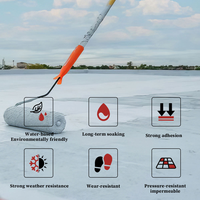 Revêtement imperméabilisant en ciment polymère JS, à base d'eau, écologique, haute résistance, imperméabilisation universelle des bâtiments, caoutchouc liquide pour murs