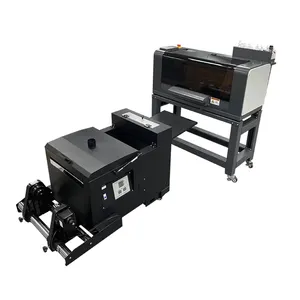 Impresora de transferencia térmica máquina de impresión DTF alta rentable 30cm xp600 i1600 máquina de doble cabezal para pequeñas empresas para textiles