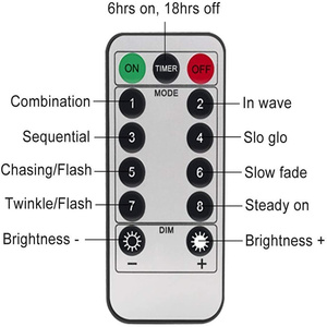 ไฟ LED 300LED แบบม่านพร้อมรีโมทคอนโทรล ใช้พลังงานจาก USB 8 โหมด ไฟประดับตกแต่งห้องนอน สำหรับวันอีดมูบารัคและวันวาเลนไทน์ - Product Image 6