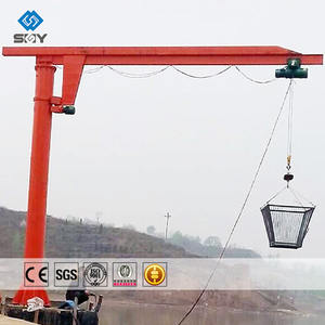 बिक्री के लिए होइस्ट के साथ चीन फ़्लोर माउंटेड कॉलम स्विंग जिब क्रेन 2 टन 3 टन 5 टन कीमत - Product Image 4