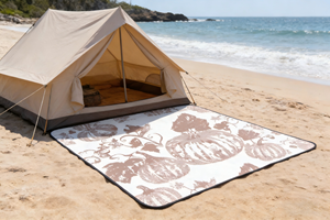 Tapete de Viaje Portátil Ecológico, Impermeable, Resistente a la Humedad, Duradero y Moderno, Tipo Camping y Playa - Product Image 2