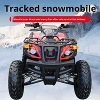 Quad à essence tout-terrain 200cc 4 temps pour adulte, type motoneige et véhicule de plage, grande capacité de charge 300kg