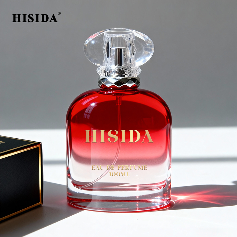 bouteille en verre transparent