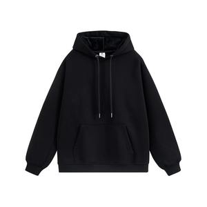 Alta calidad 100% algodón tejido liso personalizado Sudadera con capucha en blanco ropa deportiva a prueba de viento transpirable pulóver sudaderas con capucha para hombres - Product Image 1