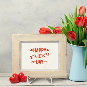 Supports de plaque en acrylique transparent Étagères de <span class=keywords><strong>support</strong></span> profondes écologiques pour affichage de cartes photo et de supports de livres Chevalets Présentoirs - Product Image 5