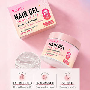 Gel Coiffant Bio à l'Huile de Coco - Fixation Forte, Texturisant, Hydratant, Fini Brillant pour Tresses, Locks et Twists - Product Image 5