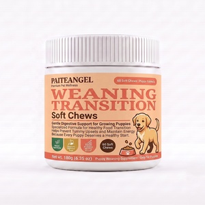 Complément Digestif <span class=keywords><strong>pour</strong></span> Chiots 180g – Friandises à Mâcher <span class=keywords><strong>pour</strong></span> la Transition Alimentaire – Soin Intestinal Sain – Prévient les Troubles Digestifs – Marque Blanche - Product Image 6