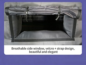 Grande tente de camping gonflable imperméable et résistante aux UV avec fenêtres en maille, installation rapide, type maison cube pour événements extérieurs et glamping - Product Image 3