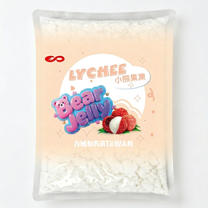 Keifu เยลลี่หมีลิ้นจี่1.5กก. พร้อมกินไข่มุกสำหรับเครื่องดื่มเย็นบรรจุในถุง - Product Image 1