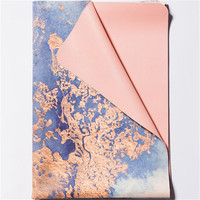 Tapis de Yoga en daim avec impression numérique, tapis de sol en caoutchouc avec impression personnalisée, tapis de Yoga pliable écologique pour les voyages