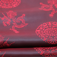 Tissu taffetas jacquard 100 % polyester tissé 230T de haute qualité, antistatique, résistant aux déchirures, respirant, léger et imperméable pour garçons