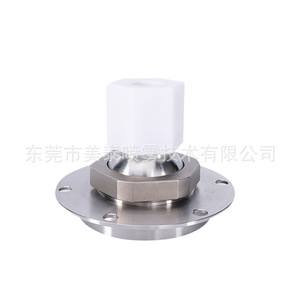 Junta universal de acero inoxidable Mistec con brida esférica ajustable para boquilla de niebla seca - Product Image 5
