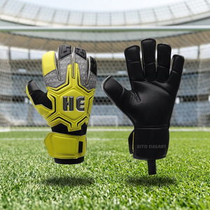 Gants de gardien de but de Football en Latex allemand de haute qualité conception de Logo personnalisable gants en cuir de paume antidérapants pour l'extérieur - Product Image 4