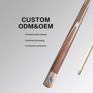 Personalizable Durable Snooker Cue 9,5mm Ash Snooker House Cue-Una pieza de madera maciza para Pool Hall & Club Billar Cues para la venta - Product Image 4