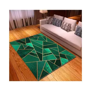 Impression 3D personnalisée géométrie nordique Center tapis salon tapis et tapis rectangulaire zone chevet tapis de sol