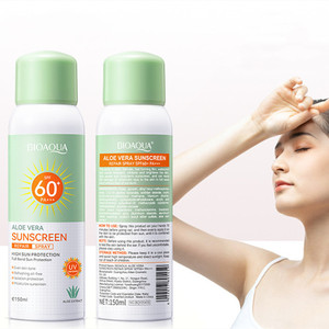 สมุนไพรอินทรีย์ธรรมชาติ สเปรย์กันแดดว่านหางจระเข้ สเปรย์กันแดด SPF60 ผิวหน้า หลังแดด ซ่อมแซม ครีมกันแดด สเปรย์หมึกผิว - Product Image 6