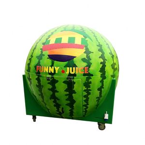 Quiosco de Comida Callejera con Forma de <span class=keywords><strong>Bola</strong></span> de Alta Calidad para Jugos y Helados, <span class=keywords><strong>Remolque</strong></span> de Comida Callejera con Forma de Fruta para la Venta - Product Image 4
