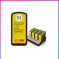 Système d'Appel Sans Fil MMCall du Fabricant Chinois, Pager Client pour Restaurant et Café, Modèle MMC-K30, Portée 300m, 20 Pagers par Ensemble