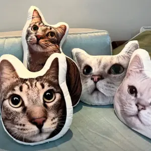カスタムプリントシェイプ枕手作り不規則なアニメシェイプスロー枕動物ぬいぐるみ枕子供の日プレゼント