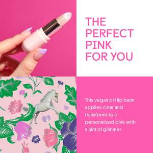 Baume à lèvres hydratant pH Winky Unicorn Glimmer saveur <span class=keywords><strong>vanille</strong></span>, teinte rose naturelle, hydratant qui change de couleur, adoucit les lèvres - Product Image 3