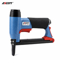 ASCOTT 8016-429 Agrafeuse pneumatique industrielle 21GA à bec long, pistolet agrafeur à air à bec allongé pour rembourrage, matelas, canapé