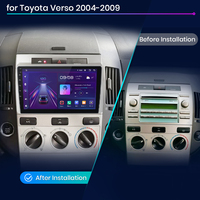 Radio para Auto Junsun con Carplay y Android Auto para Toyota Corolla Verso 2004-2009, Reproductor de DVD para Auto, Estéreo para Toyota Corolla Verso