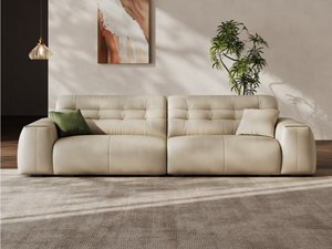 Sofá <span class=keywords><strong>de</strong></span> Estilo Minimalista Italiano para Sala <span class=keywords><strong>de</strong></span> Estar, Brazos Anchos, Confiables y Prácticos, <span class=keywords><strong>Se</strong></span> <span class=keywords><strong>Puede</strong></span> Usar como Cojín - Product Image 1