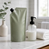 Sacs de poche en plastique personnalisés pour l'emballage de shampooing liquide avec un design recyclable