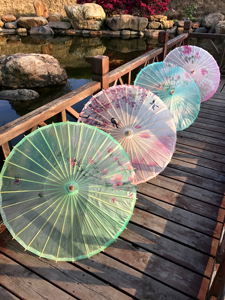 Wholesale 2022 Art <strong>Umbrella</strong> Chinese Silk Cloth <strong>Umbrella</strong> Classic Style Decorative <strong>Umbrella</strong> Painted Parasol