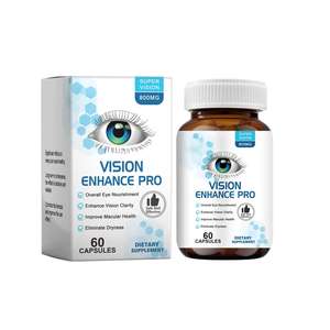 Cápsulas Premium para la Visión, al por Mayor, para el Cuidado de la Fatiga Ocular y el Apoyo Diario a la Visión, Suplemento Herbal, 60 Cápsulas - Product Image 1