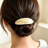 Ume Personnalisé Vente en Gros Français Écologique Acétate Mignonnes Pinces à Cheveux pour Femmes Usage Quotidien