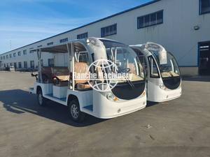 Bus électrique touristique chinois de haute qualité 5 kW, navette électrique avec porte pour le tourisme, vente en gros - Product Image 4
