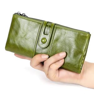 Portefeuilles de créateur tendance pour femmes, portefeuille long en <span class=keywords><strong>cuir</strong></span>, <span class=keywords><strong>porte</strong></span>-<span class=keywords><strong>monnaie</strong></span> et cartes, pochette pour femmes avec double fermeture éclair, vente en gros - Product Image 1