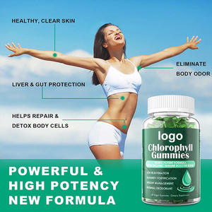 Gommes à la chlorophylle Suppléments de gestion du poids Acide aminé Vitamine organique D B12 Stimulation de l'énergie Peau saine Gommes à la chlorophylle - Product Image 4