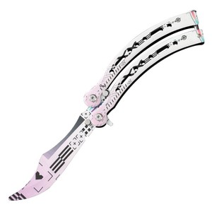<span class=keywords><strong>Couteau</strong></span> de jeu pliant portable en acier inoxydable avec poignée, accessoire d'entraînement CSGO, <span class=keywords><strong>couteau</strong></span> papillon d'entraînement, <span class=keywords><strong>couteau</strong></span> de plein air à lame émoussée pour l'entraînement au coup de <span class=keywords><strong>couteau</strong></span>. - Product Image 1
