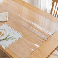 Rouleau de feuille souple en PVC transparent super clair, fabricant de nappes en plastique PVC